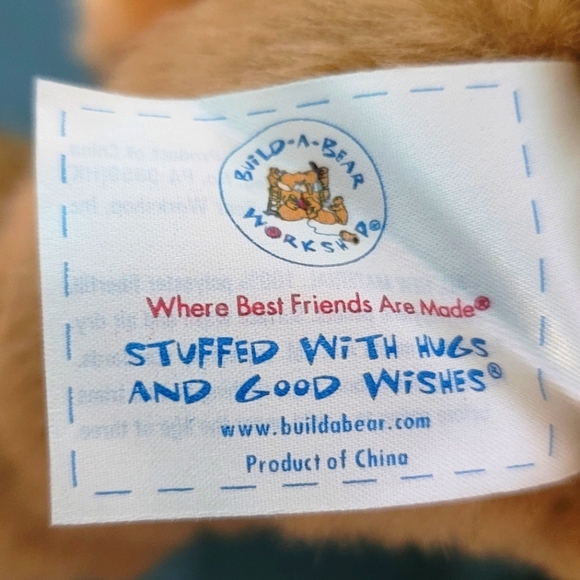 ⏳ Get it for $5 11" Build-a-Bear Workshop Teddy Bear w/red bow gently preloved - Picture 3 of 6